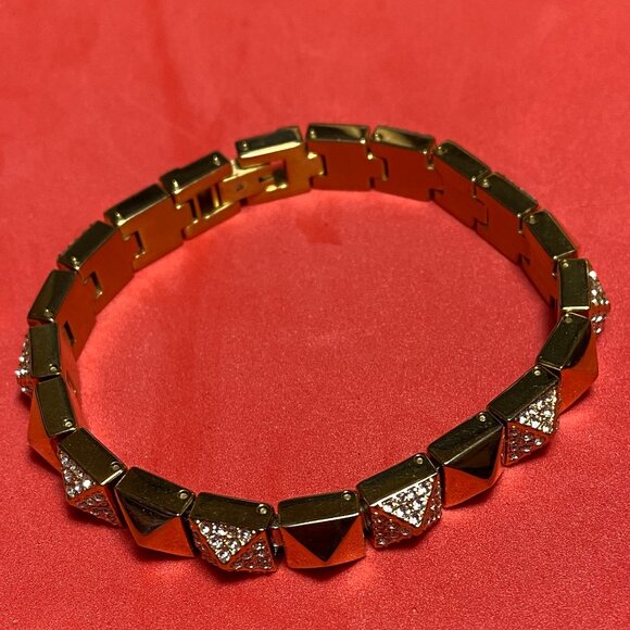 Michael Kors Gold Tone Link Bracelet - Picture 16 of 16